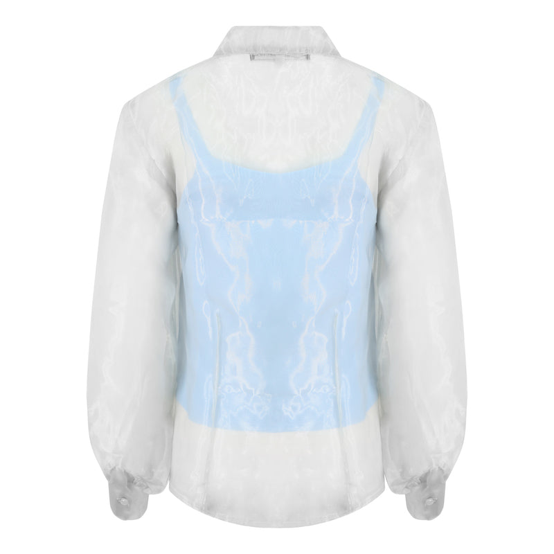 Organza Top with Inner Vest