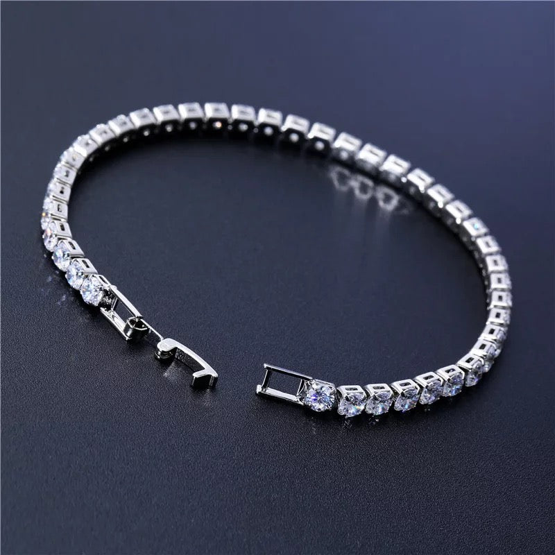 Silver 3mm Tennis Bracelet