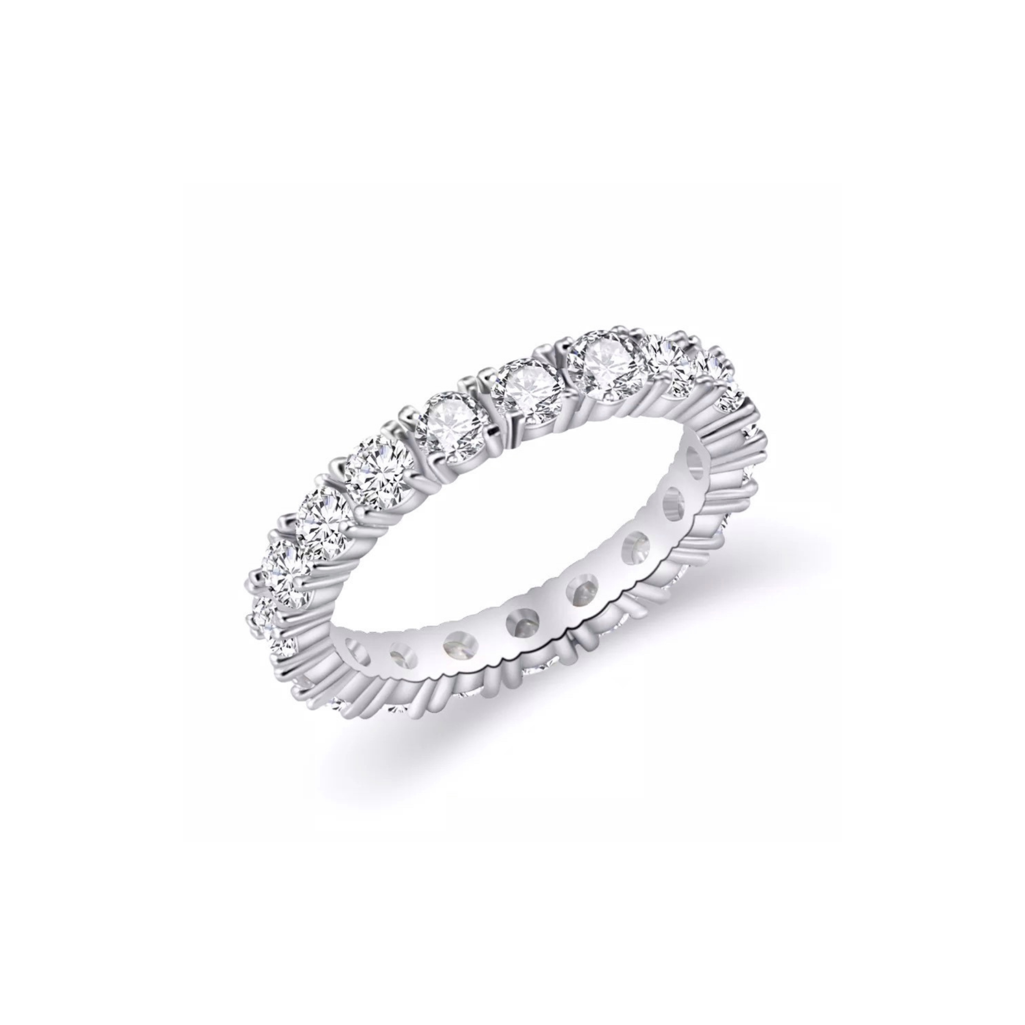 Silver eternity ring on sale